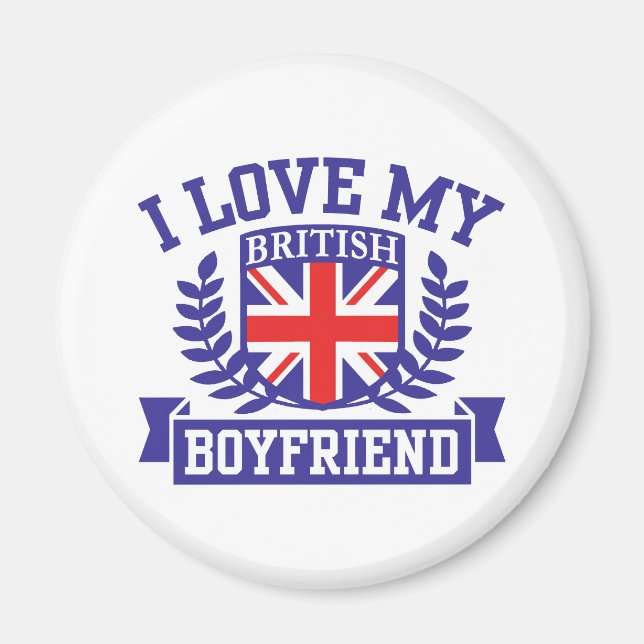 Imán Amo a mi novio británico (Frente)