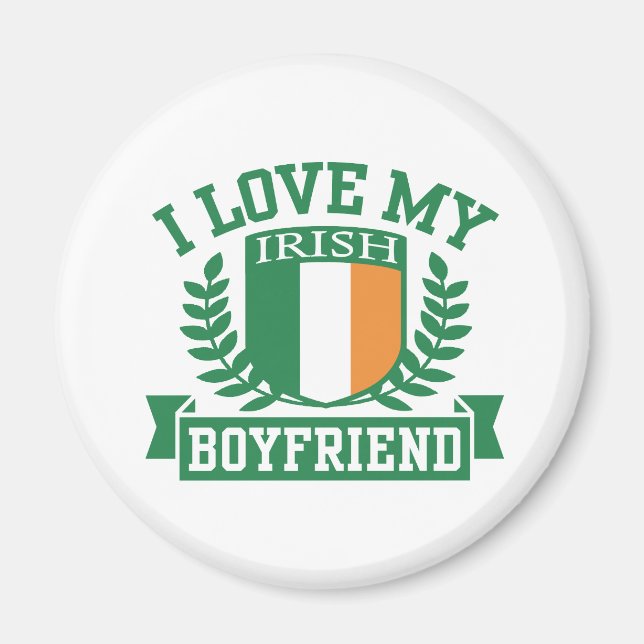 Imán Amo a mi novio irlandés (Frente)