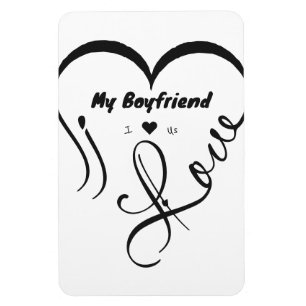 Imán Amo a mi novio, nos amo ♥