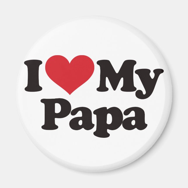 Imán Amo a mi papá (Frente)