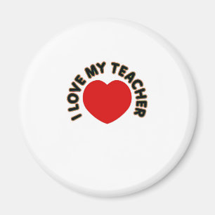 Imán Amo a mi profesor (el corazón)