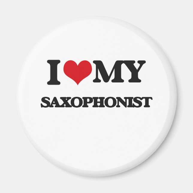 Imán Amo a mi saxofonista (Frente)