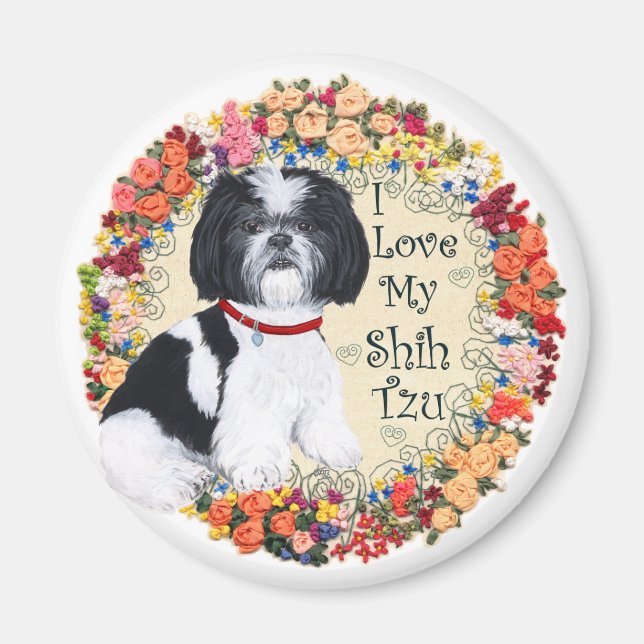 Imán Amo a mi Shih Tzu (Frente)