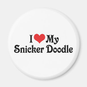Imán Amo a mi Snicker Doodle