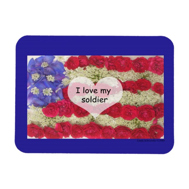 Imán Amo A Mi Soldado (Horizontal)