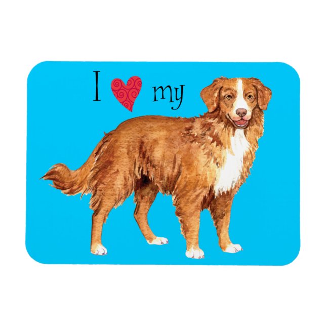 Imán Amo a mi Toller (Horizontal)