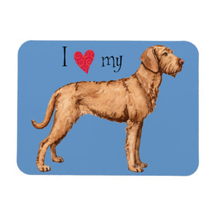 Imán Amo a mi Vizsla con Cabos Altos