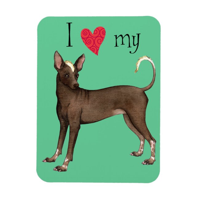 Imán Amo a mi Xolo (Vertical)