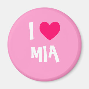 Imán Amo a Mia