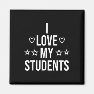 Imán Amo a mis alumnos profesora de escuela primaria es