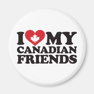 Imán Amo a mis amigos canadienses