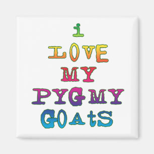 Imán Amo A Mis Cabras De Pígmy