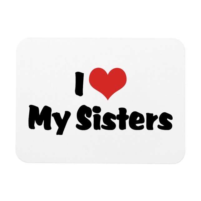 Imán Amo A Mis Hermanas (Horizontal)