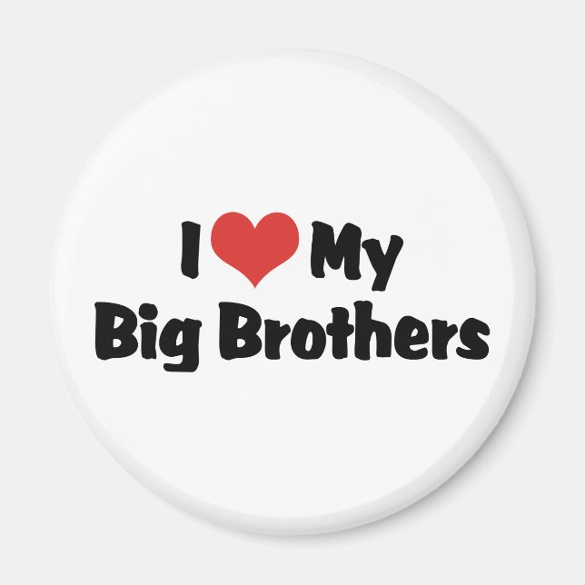 Imán Amo a Mis Hermanos Mayores (Frente)