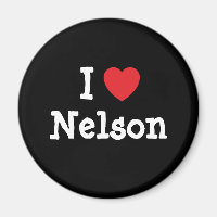 Amo a Nelson personalizado de corazón personalizad
