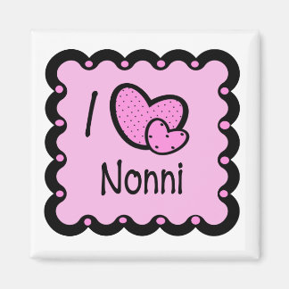 Imán Amo a Nonni Cute T-Shirt