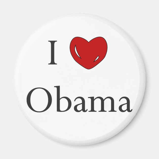 Imán Amo a Obama (Frente)