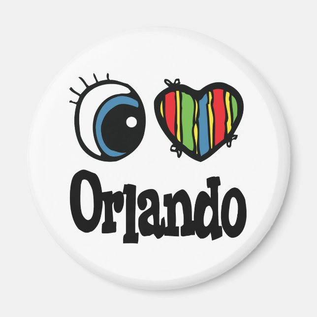 Imán Amo a Orlando (Frente)