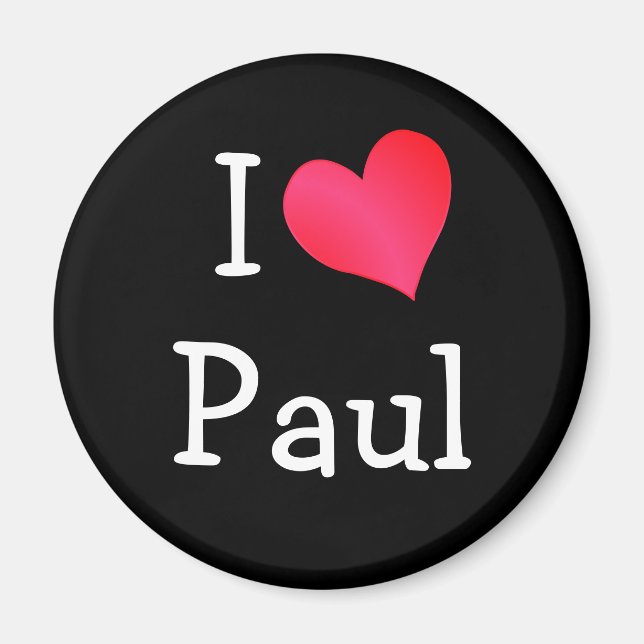 Imán Amo a Paul (Frente)