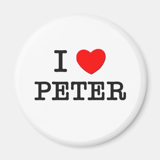 Imán Amo a Peter (Frente)