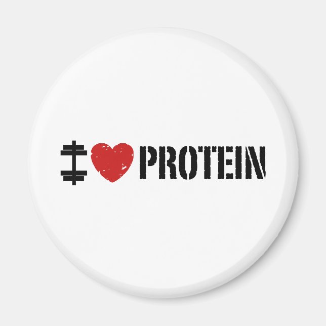 Imán Amo a Proteína (Frente)
