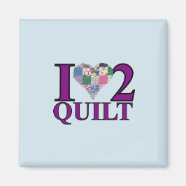 Imán Amo a Quilt - Magnet