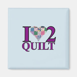 Imán Amo a Quilt - Magnet
