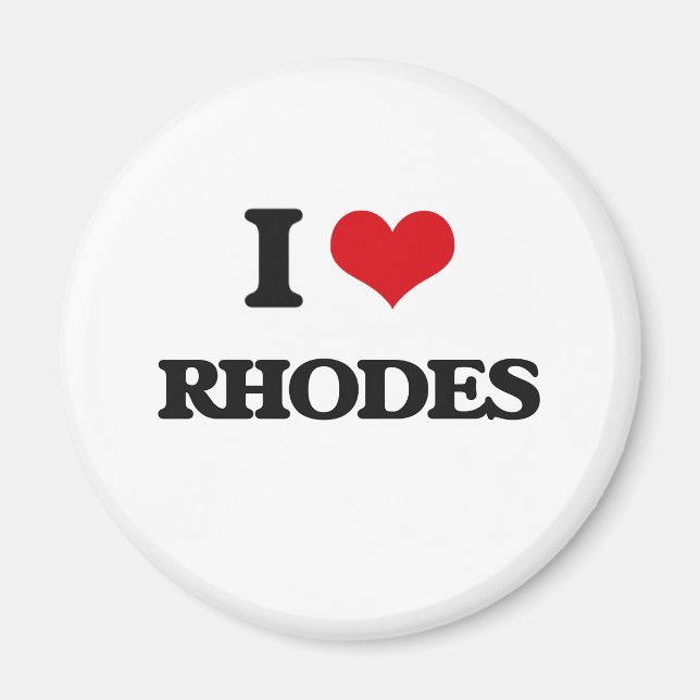Imán Amo a Rodas (Frente)