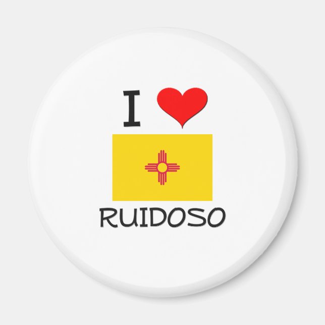 Imán Amo a Ruidoso Nuevo México (Frente)