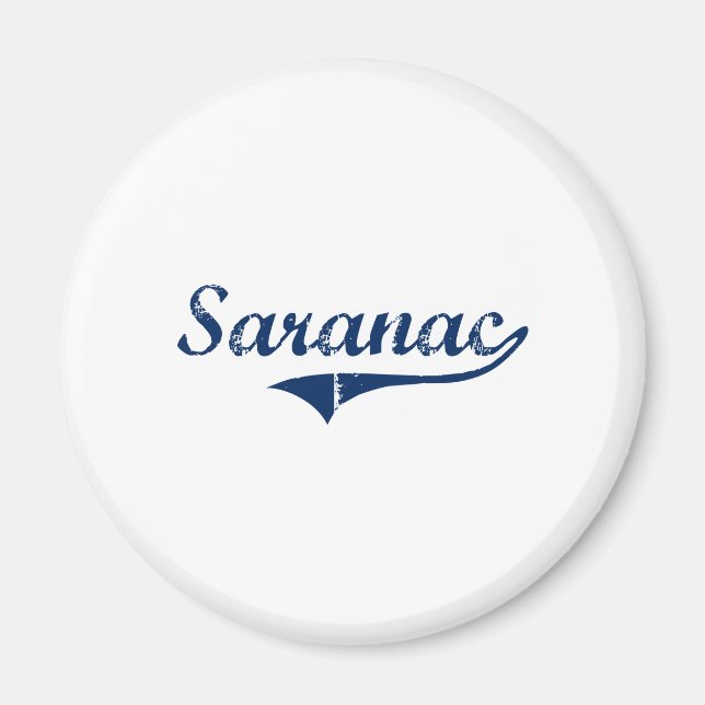Imán Amo a Saranac Michigan (Frente)