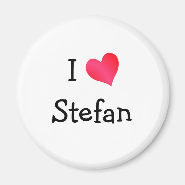 Imán Amo a Stefan (Frente)