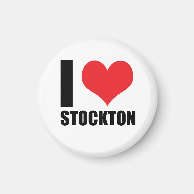 Imán Amo a Stockton (Frente)