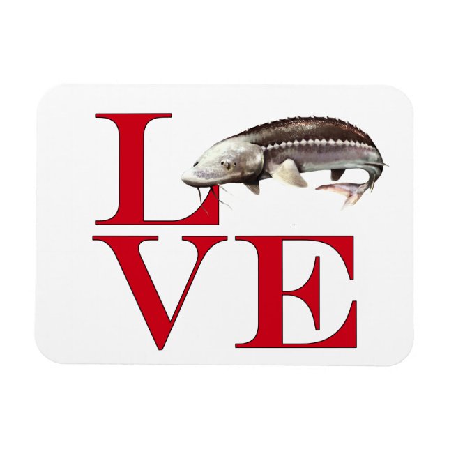 Imán Amo A Sturgeon (Horizontal)