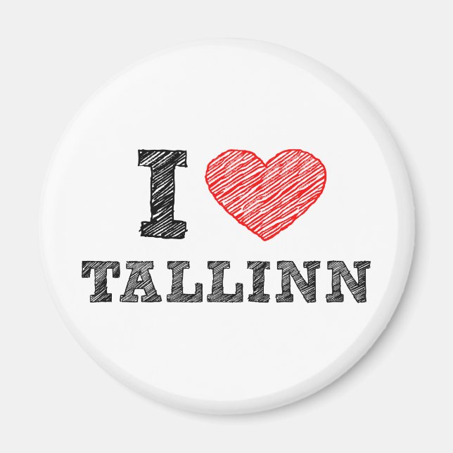 Imán Amo a Talinn (Frente)
