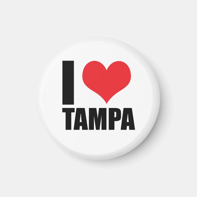 Imán Amo a Tampa (Frente)