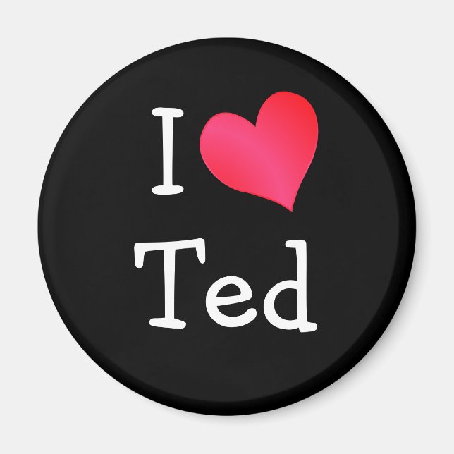 Imán Amo A Ted (Frente)