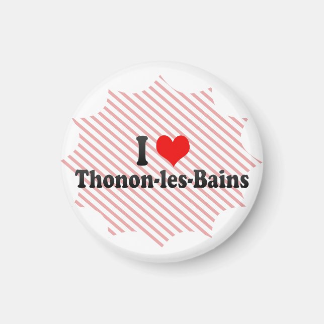 Imán Amo a Thonon-les-Bains, Francia (Frente)