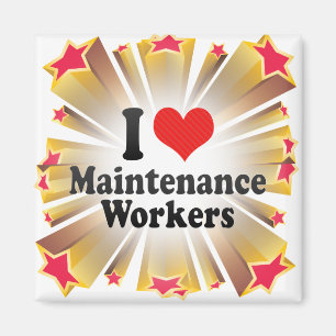 Imán Amo a trabajadores del mantenimiento