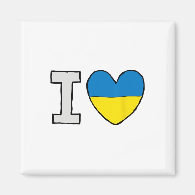 Imán Amo a Ucrania  (Frente)