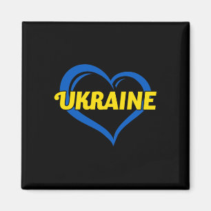 Imán Amo a Ucrania Me encanta Ucrania Bandera de Ucrani