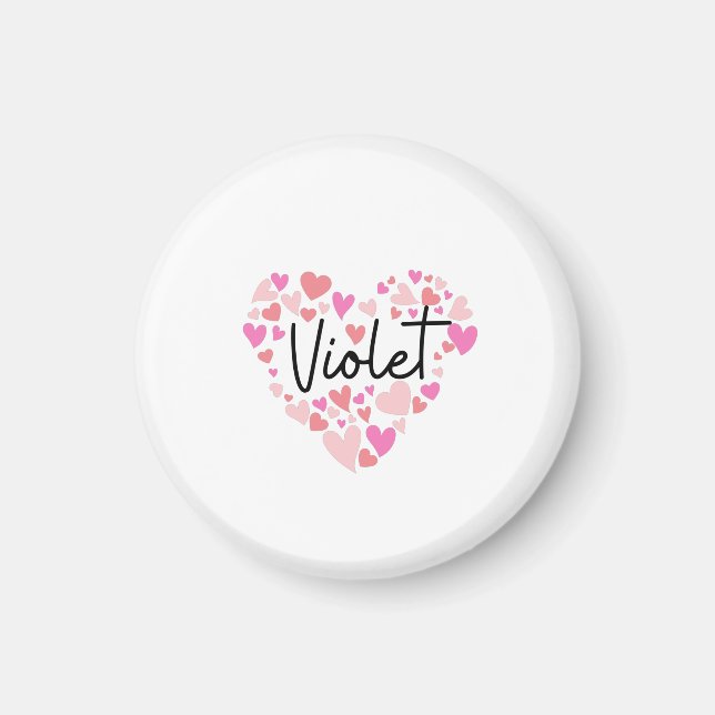 Imán Amo a Violet (Frente)