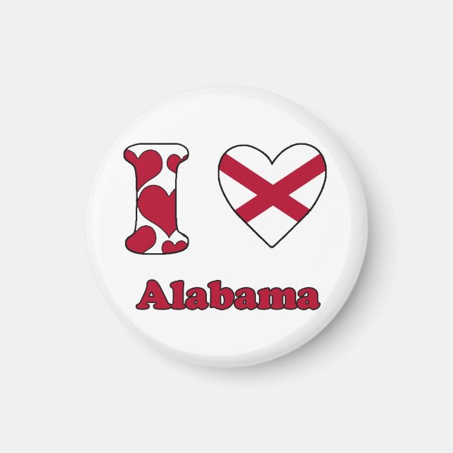 Imán Amo Alabama (Frente)