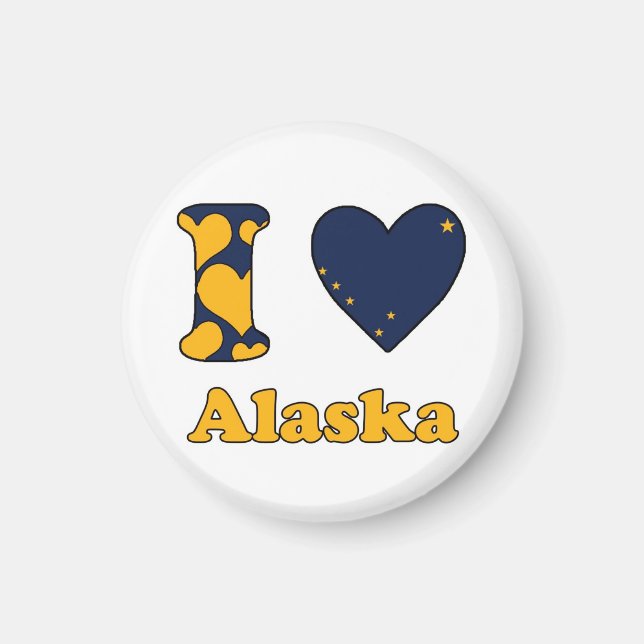 Imán Amo Alaska (Frente)