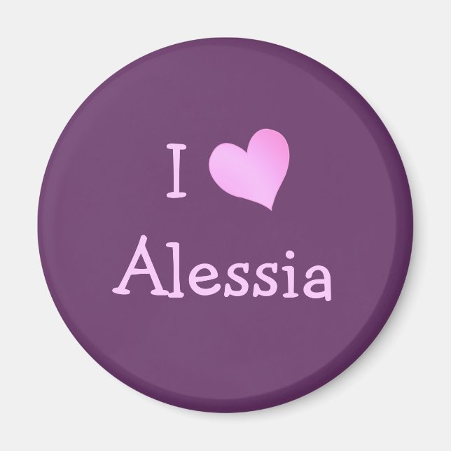 Imán Amo Alessia (Frente)