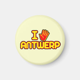 Imán Amo Amberes (la mano)