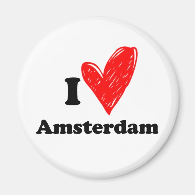 Imán Amo Amsterdam (Frente)