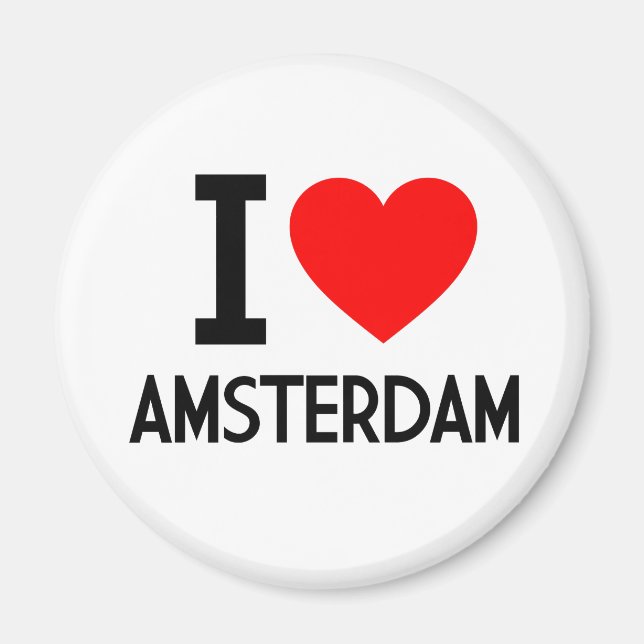 Imán Amo Amsterdam (Frente)