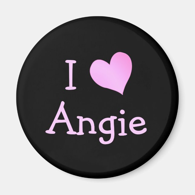 Imán Amo Angie (Frente)
