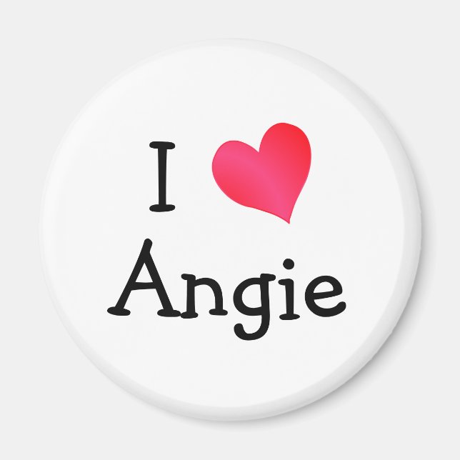 Imán Amo Angie (Frente)