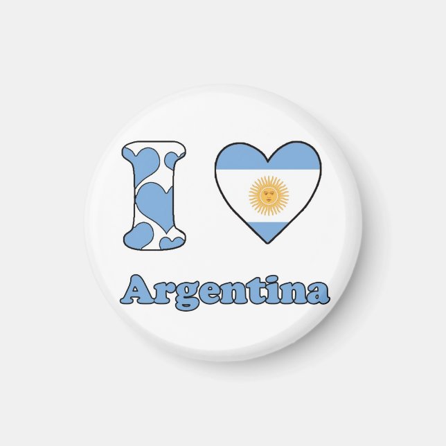 Imán Amo Argentina (Frente)